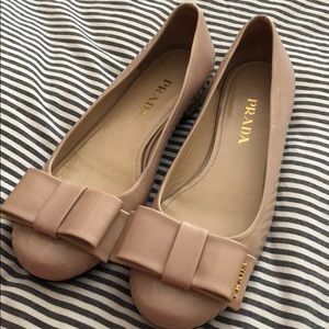 Almost new prada ballerinas